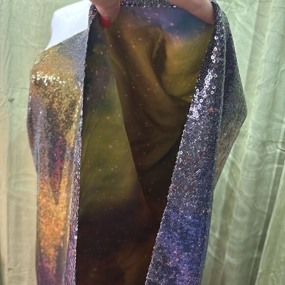 Kaufmanfranco One-Shoulder Sequin Dress, US4 - Picture 5 of 12